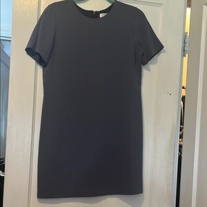 Aritzia Gray Sheath Mini Dress Crew Neck